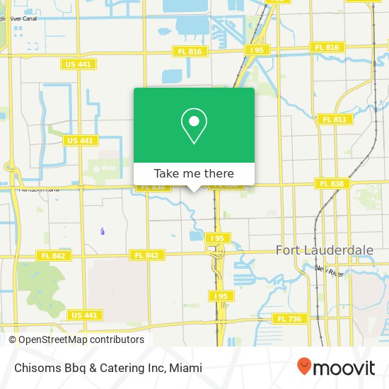 Chisoms Bbq & Catering Inc map