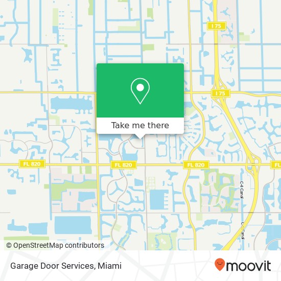 Mapa de Garage Door Services