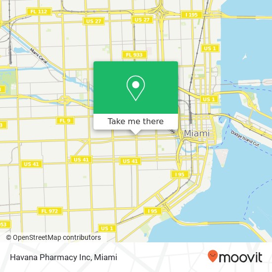 Havana Pharmacy Inc map