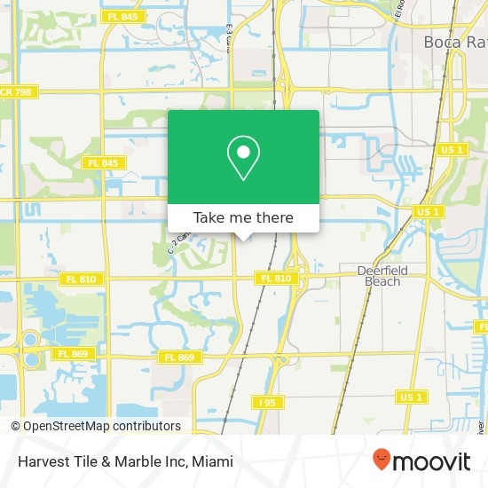 Harvest Tile & Marble Inc map