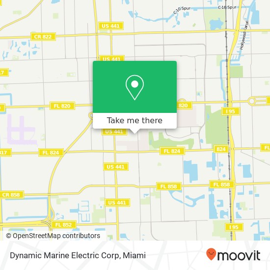 Dynamic Marine Electric Corp map