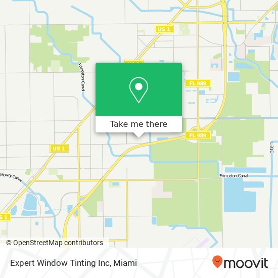 Expert Window Tinting Inc map