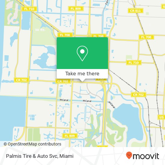 Palmis Tire & Auto Svc map