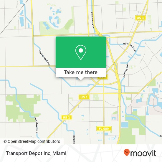 Mapa de Transport Depot Inc