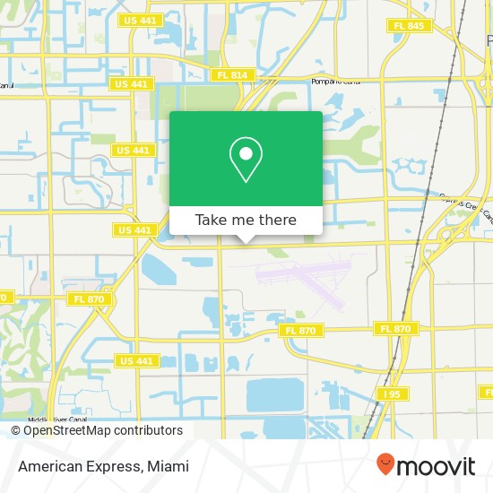 American Express map