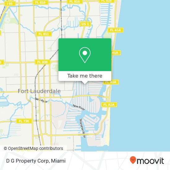 D G Property Corp map