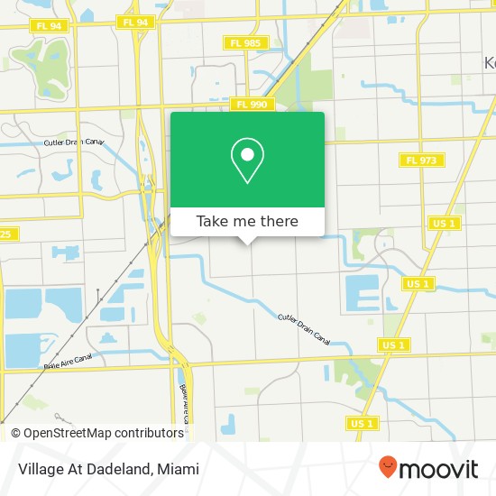 Village At Dadeland map