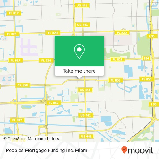 Peoples Mortgage Funding Inc map