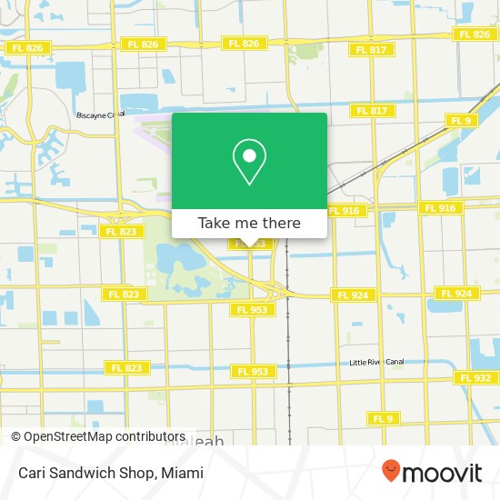 Cari Sandwich Shop map