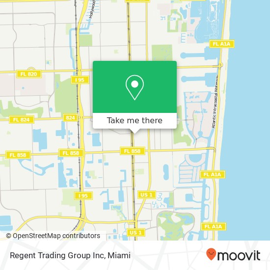 Mapa de Regent Trading Group Inc