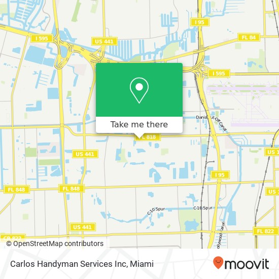 Mapa de Carlos Handyman Services Inc