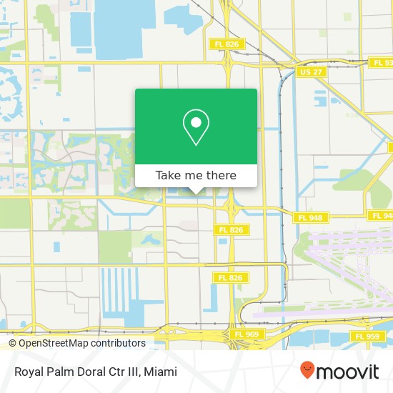 Mapa de Royal Palm Doral Ctr III