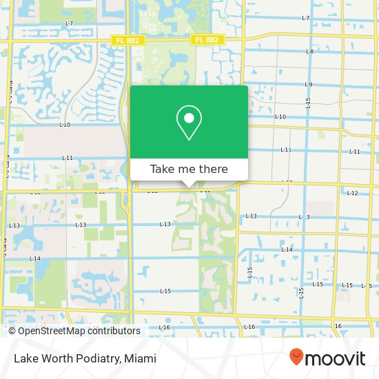 Mapa de Lake Worth Podiatry