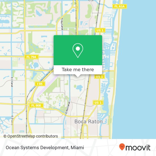 Ocean Systems Development map