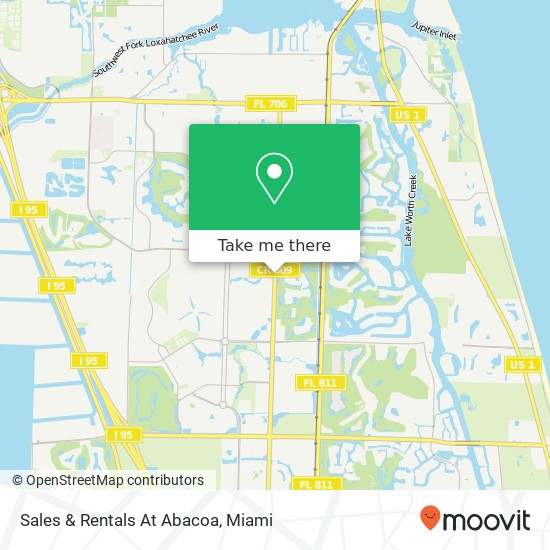 Sales & Rentals At Abacoa map