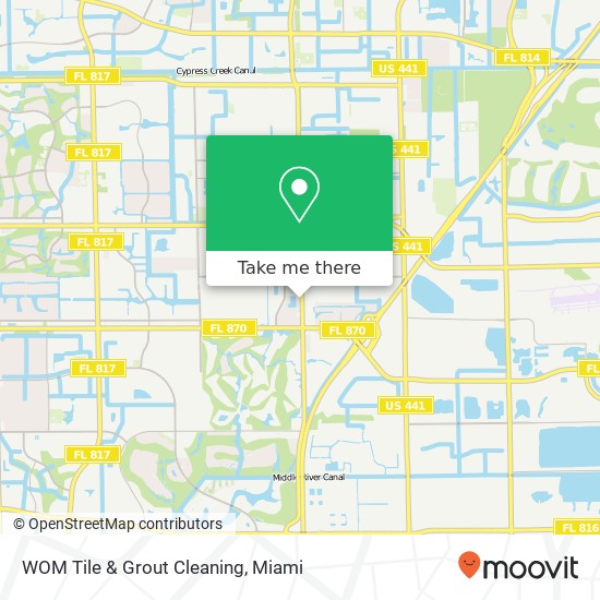 Mapa de WOM Tile & Grout Cleaning