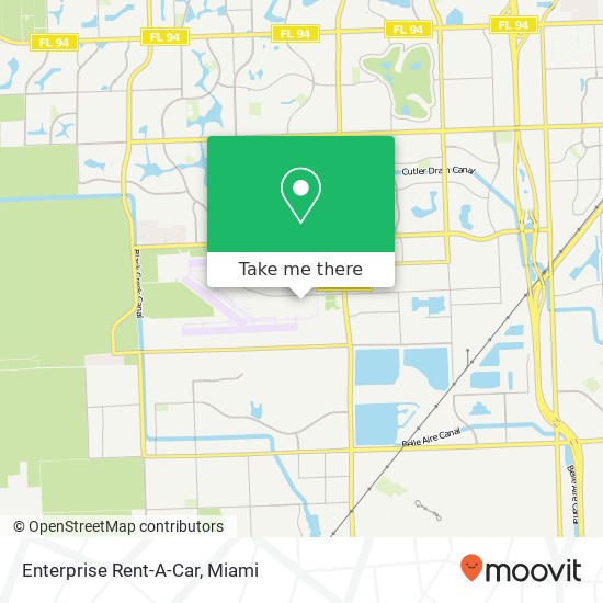 Mapa de Enterprise Rent-A-Car