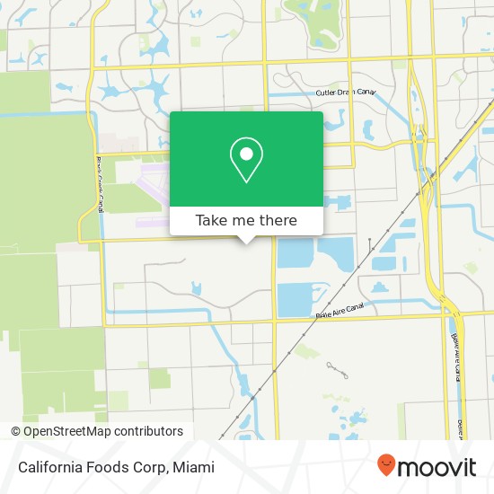 Mapa de California Foods Corp