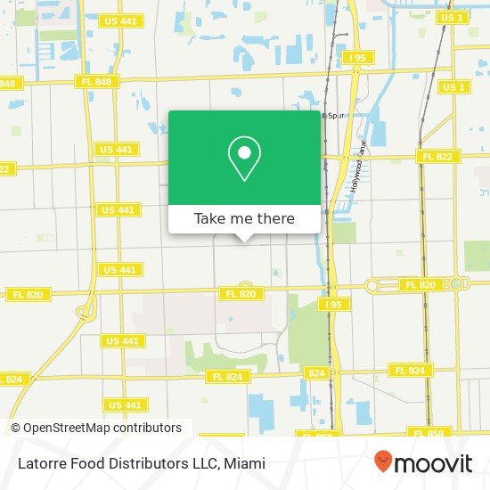 Latorre Food Distributors LLC map