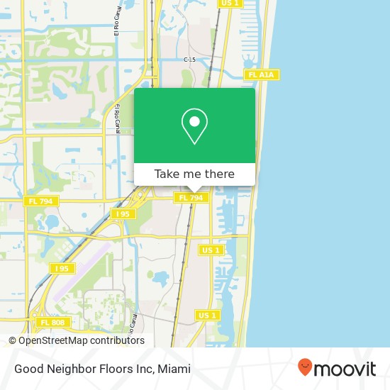 Mapa de Good Neighbor Floors Inc