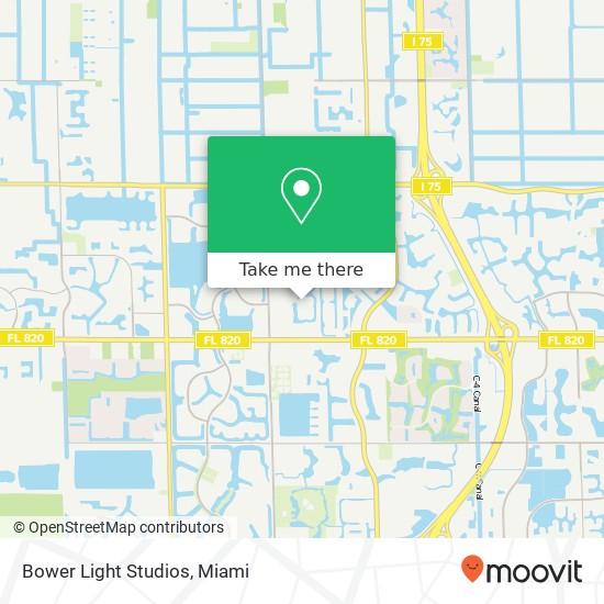 Bower Light Studios map