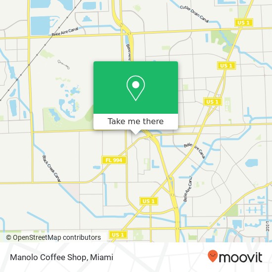 Manolo Coffee Shop map