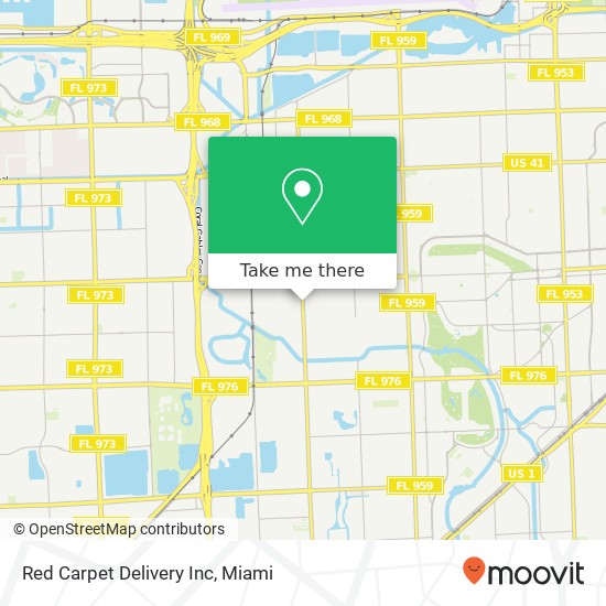 Red Carpet Delivery Inc map