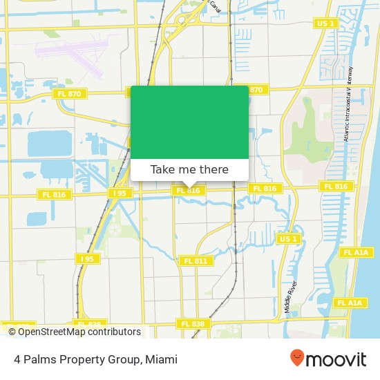Mapa de 4 Palms Property Group
