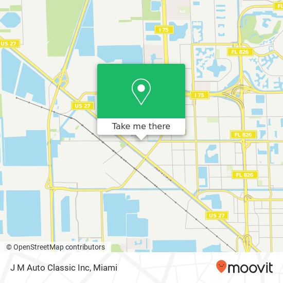 Mapa de J M Auto Classic Inc