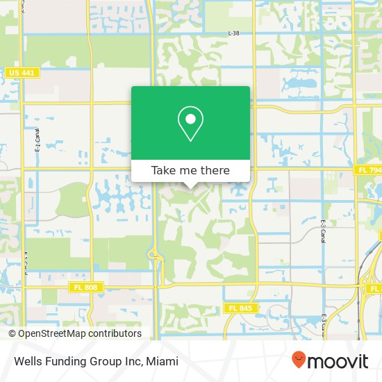 Wells Funding Group Inc map