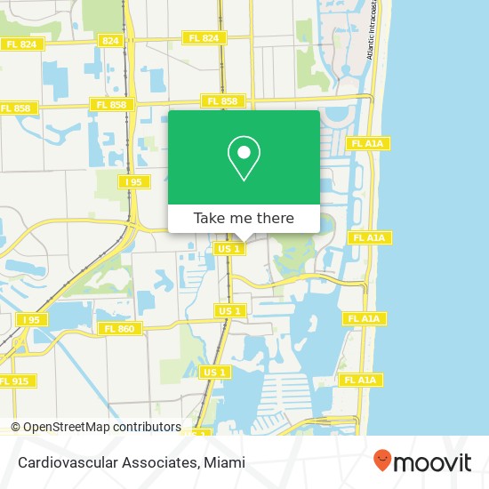 Cardiovascular Associates map