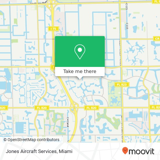 Jones Aircraft Services map