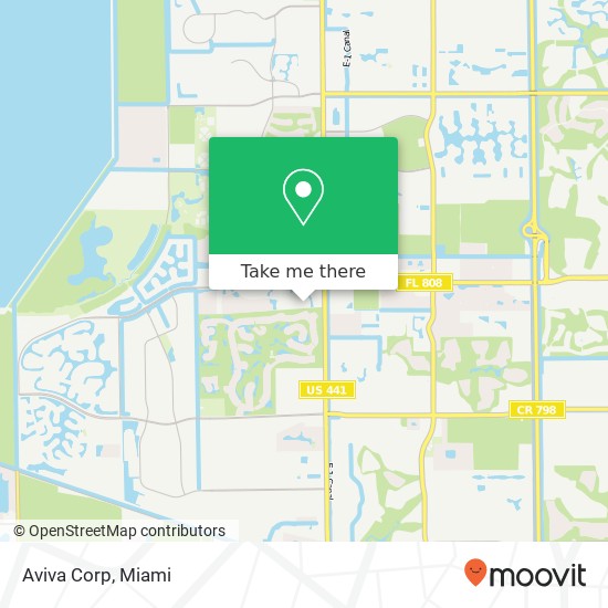 Aviva Corp map