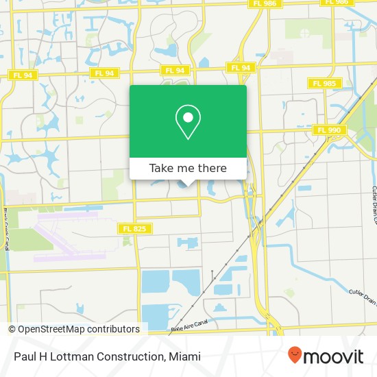 Mapa de Paul H Lottman Construction