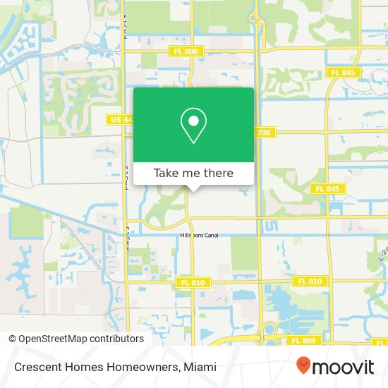 Crescent Homes Homeowners map