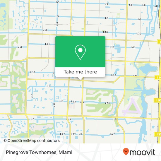 Mapa de Pinegrove Townhomes