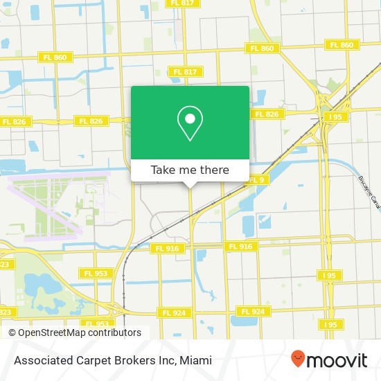 Associated Carpet Brokers Inc map