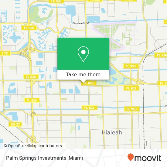 Palm Springs Investments map