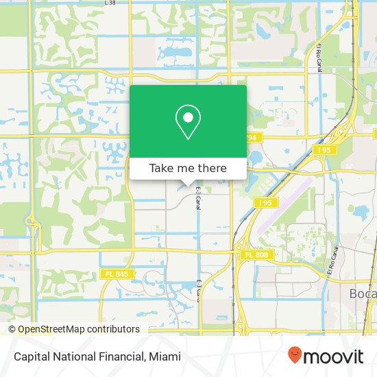 Mapa de Capital National Financial