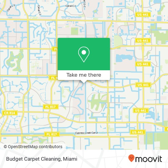 Budget Carpet Cleaning map