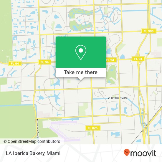Mapa de LA Iberica Bakery