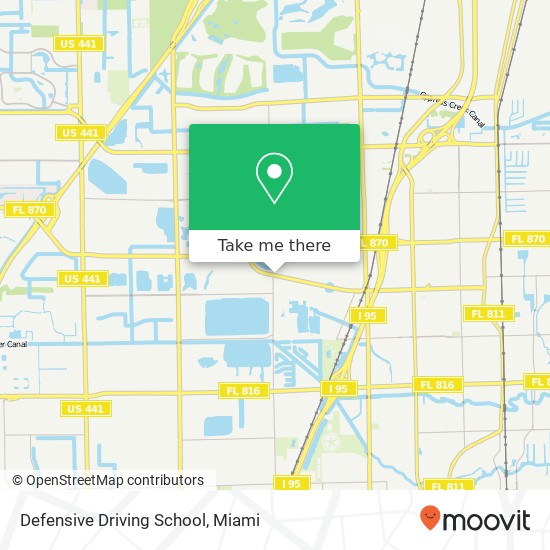 Mapa de Defensive Driving School