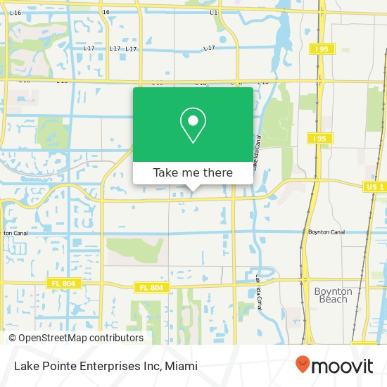 Mapa de Lake Pointe Enterprises Inc