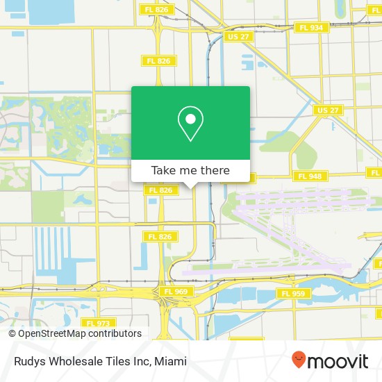 Rudys Wholesale Tiles Inc map