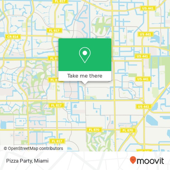 Mapa de Pizza Party