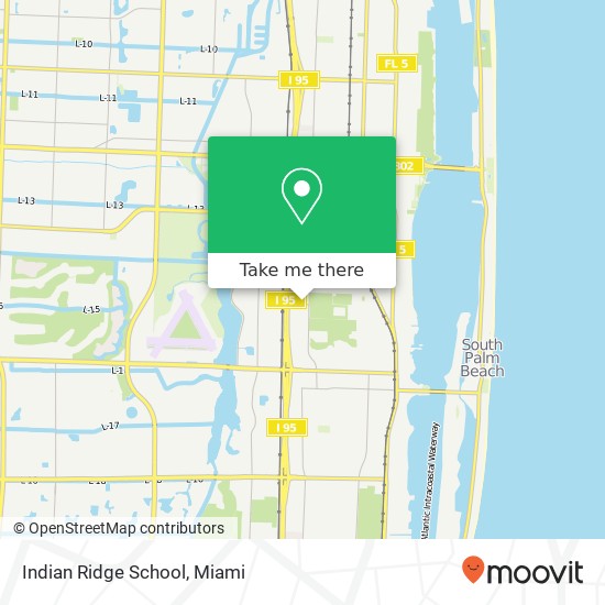 Indian Ridge School map