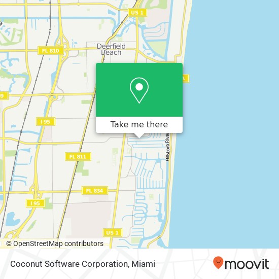 Mapa de Coconut Software Corporation