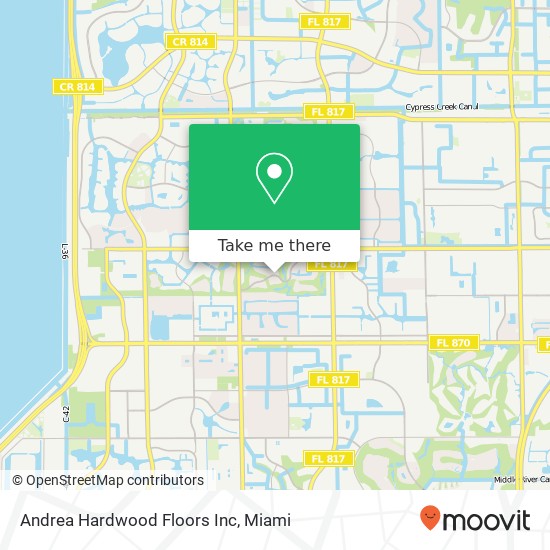 Andrea Hardwood Floors Inc map