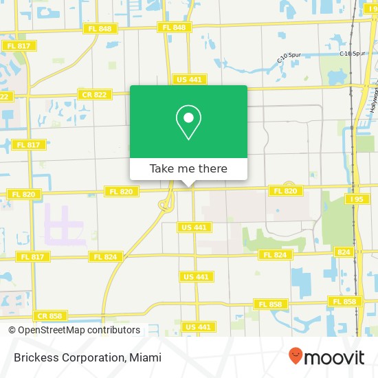 Mapa de Brickess Corporation