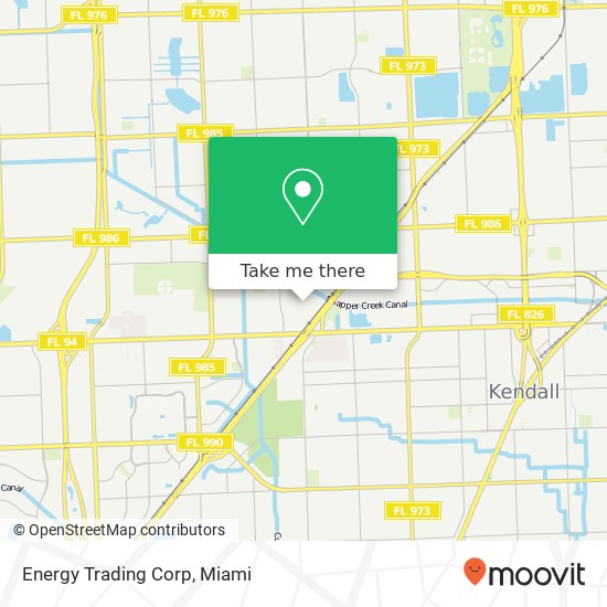 Mapa de Energy Trading Corp